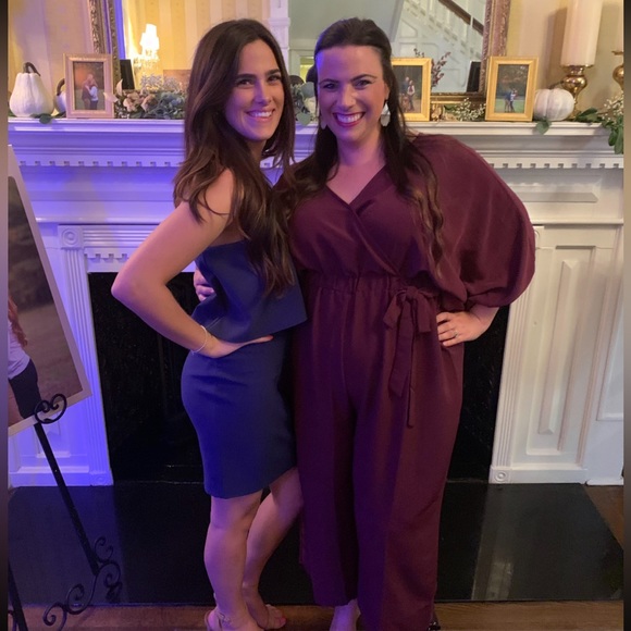 ASOS Design Curve Kimono Sleeve Jumpsuit with Wrap and Culottes Leg- Size 18 US - Picture 2 of 6